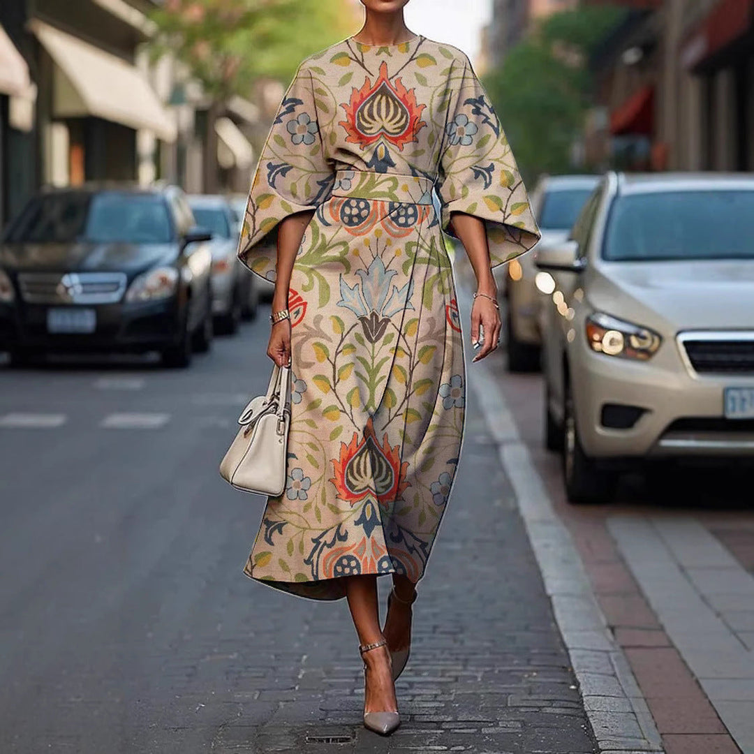 Isolde | Batwing Sleeve Dress