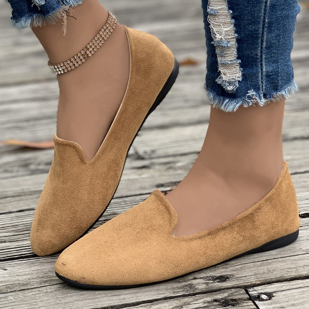 Monica Secrets | Casual Comfortable Pointed-Toe Flats