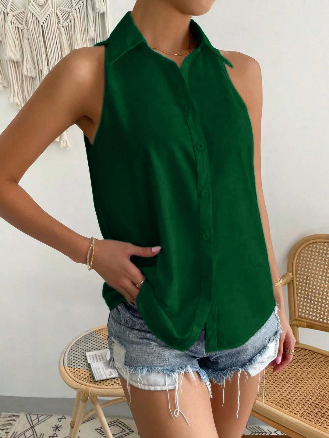Isolde | Sleeveless Blouse