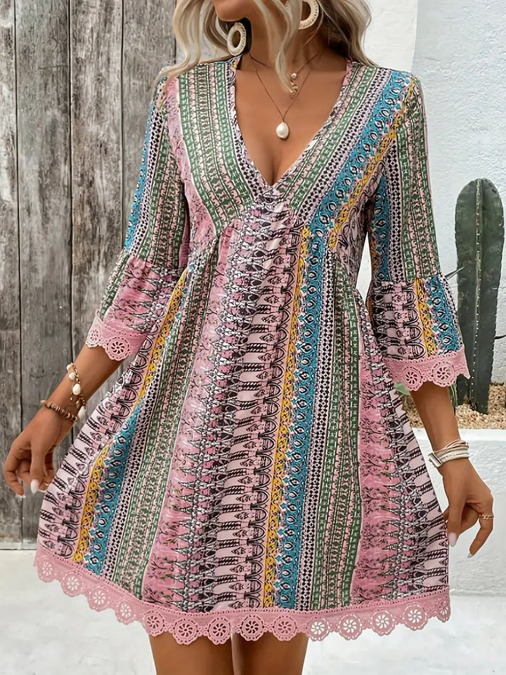 Elowen | V-Neck A-Line Dress