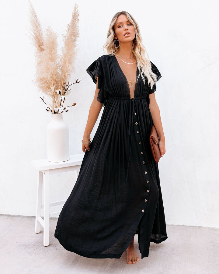Zara | V-Neck Kimono Dress