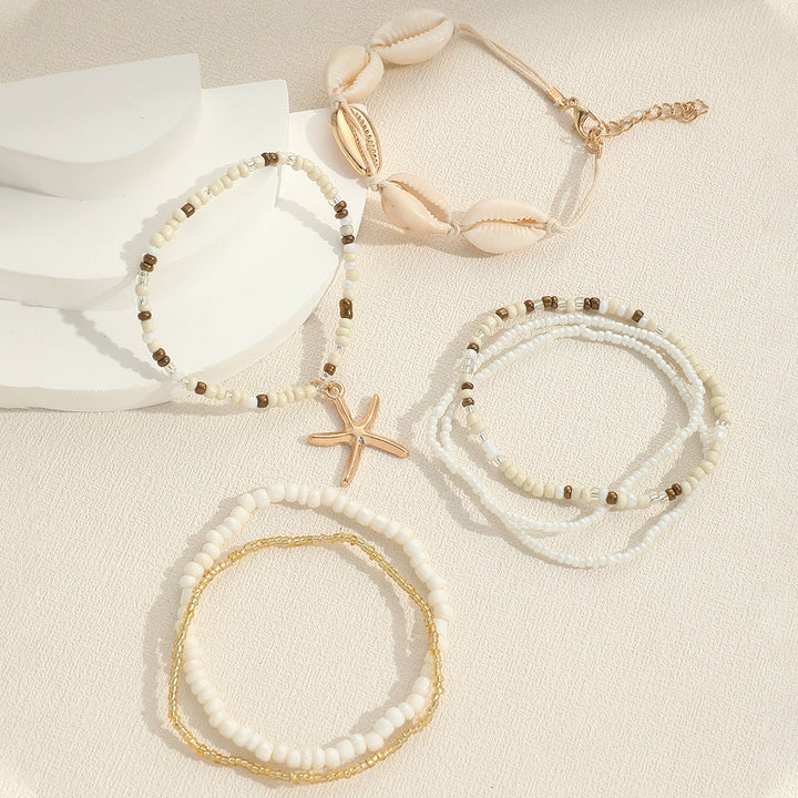 7pc Boho Beach Bracelet Stack