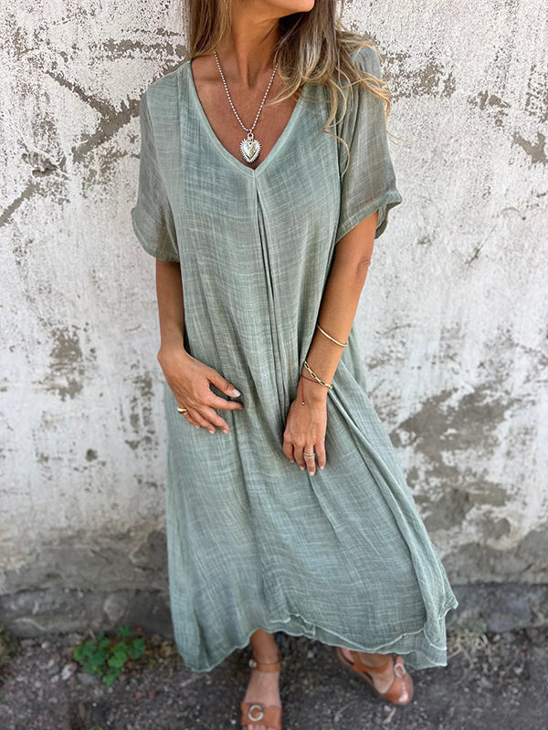 Monica Secrets | Casual Elegant Spring Maxi Dress