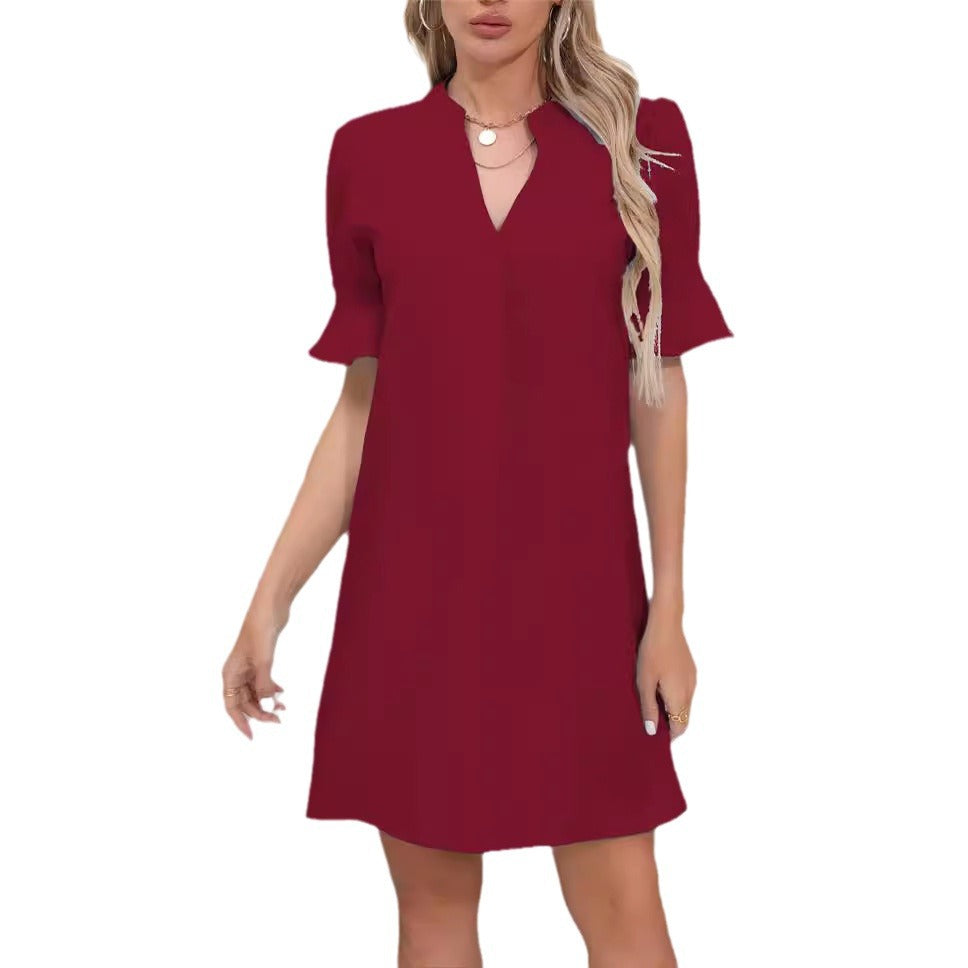 Elara | A-Line V-Neck Dress