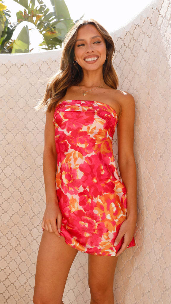 Isolde | Strapless Mini Dress