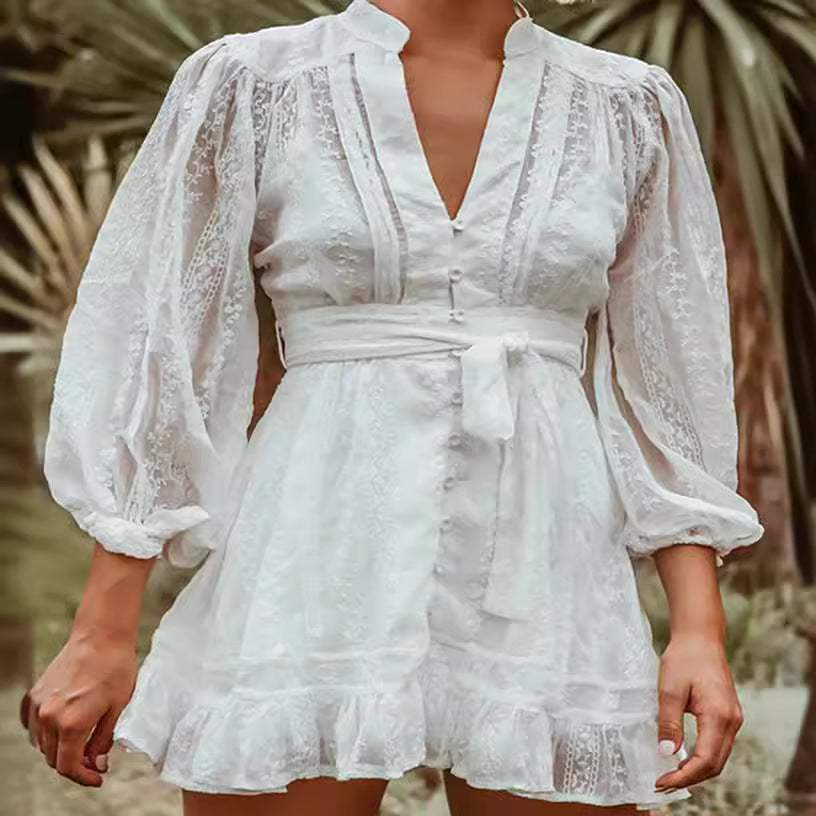 Maris | Mini Dress Balloon Sleeves