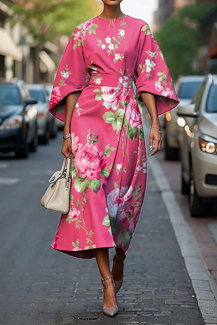 Isolde | Batwing Sleeve Dress