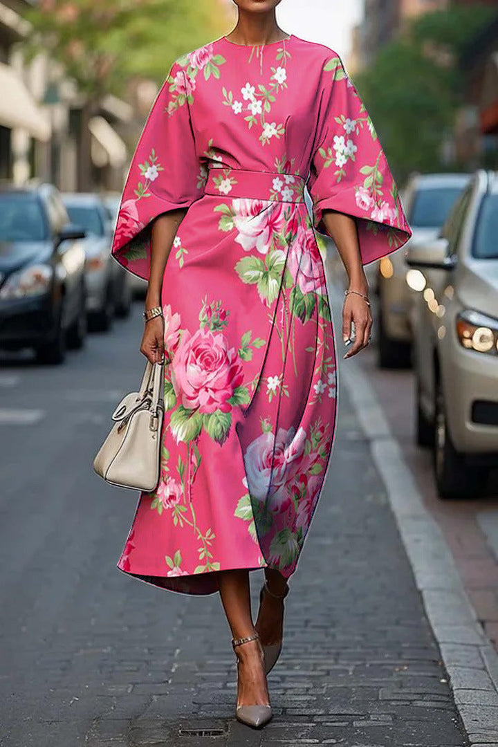 Isolde | Batwing Sleeve Dress