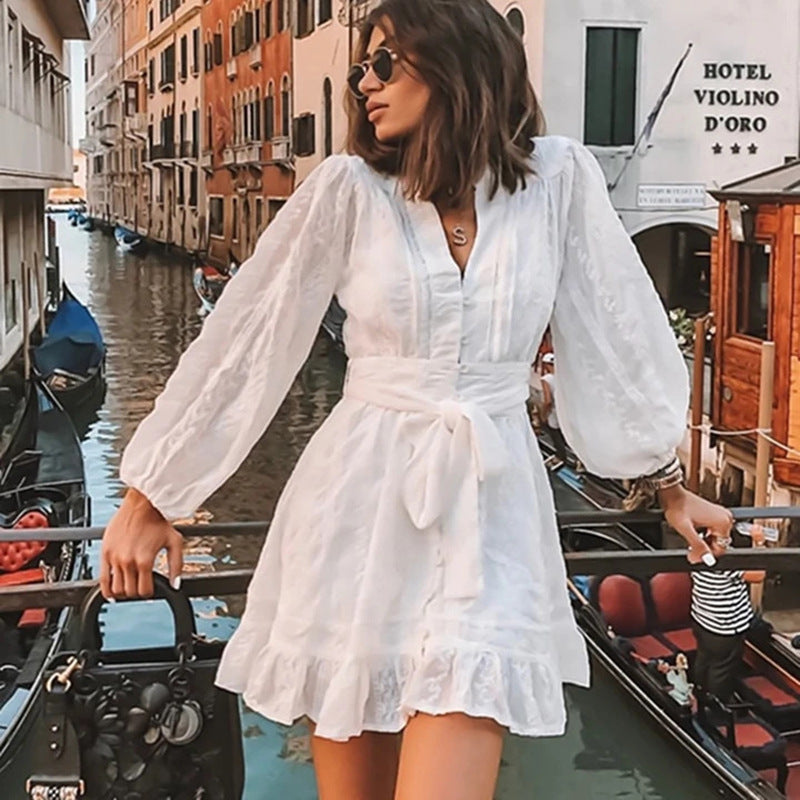 Maris | Mini Dress Balloon Sleeves