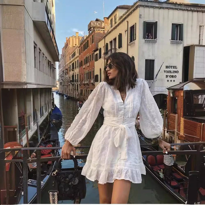 Maris | Mini Dress Balloon Sleeves