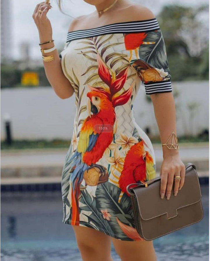 Amara | Off-Shoulder Mini Dress