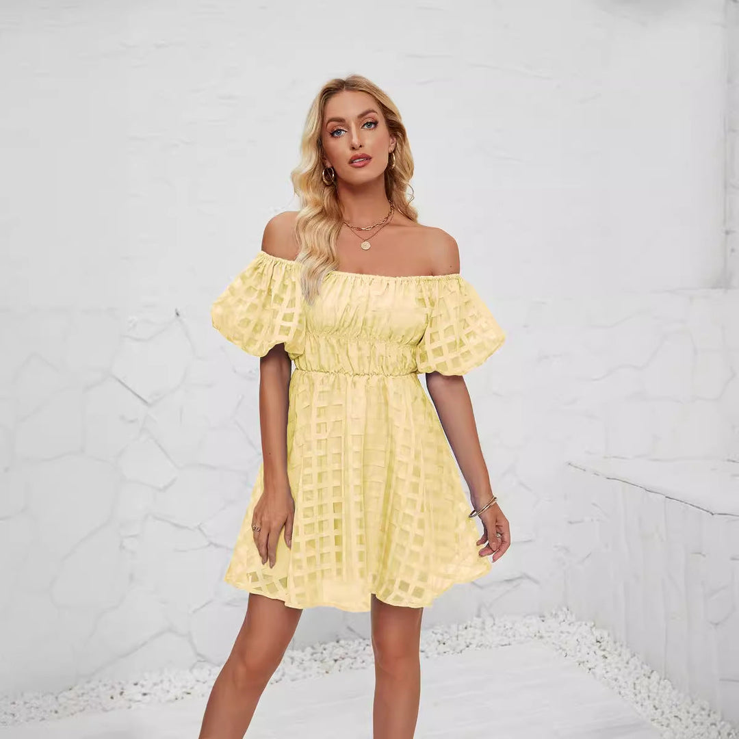 Lila | Mini Dress Puff Sleeves