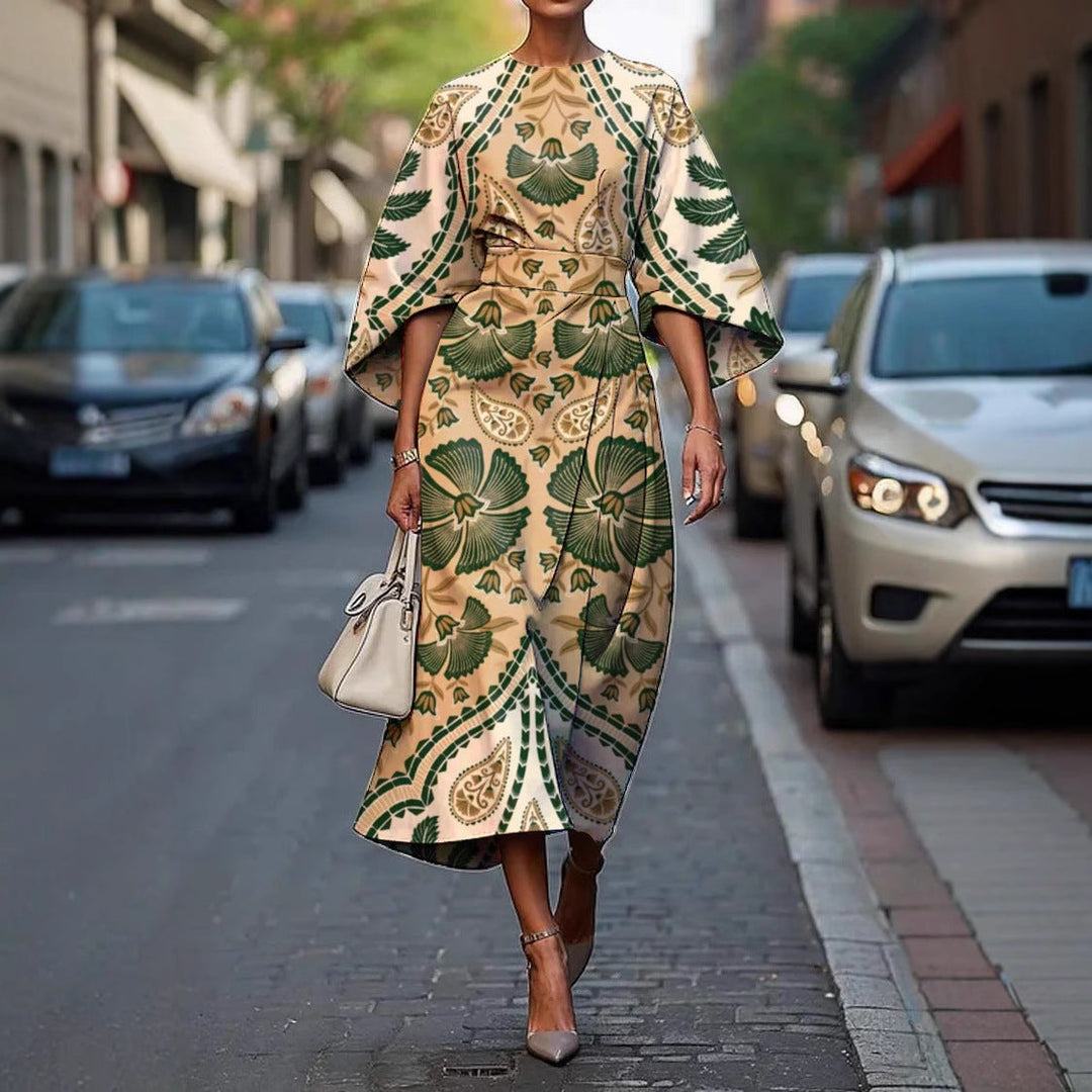 Isolde | Batwing Sleeve Dress