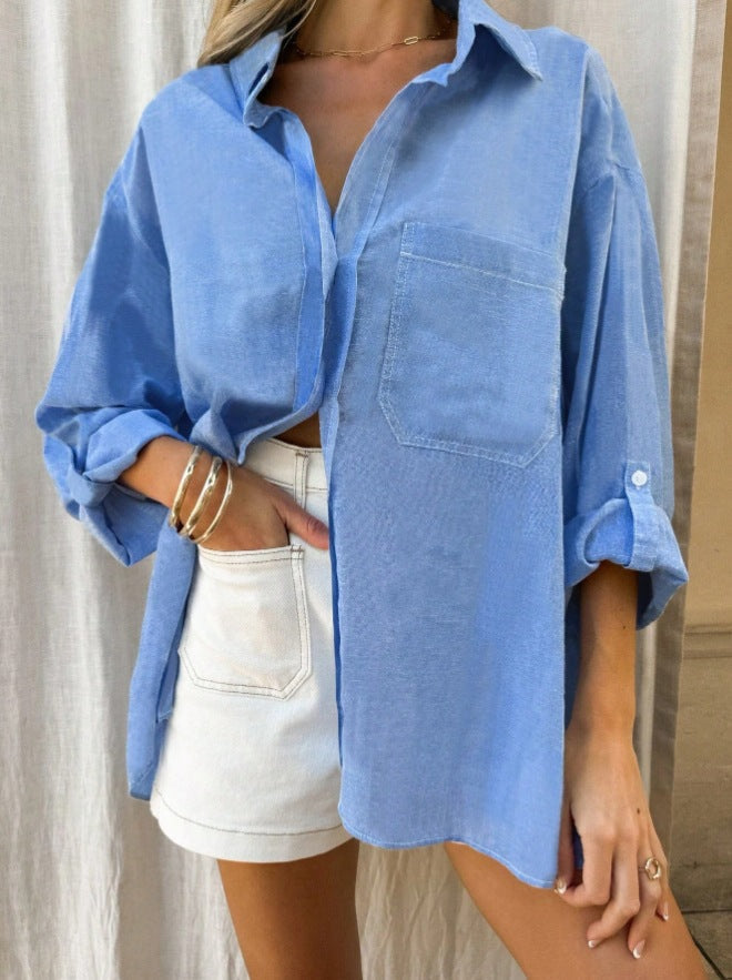 Marisol | Oversized Long Sleeve Shirt