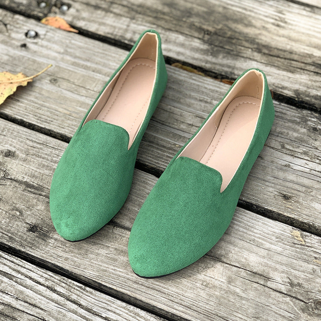 Monica Secrets | Casual Comfortable Pointed-Toe Flats