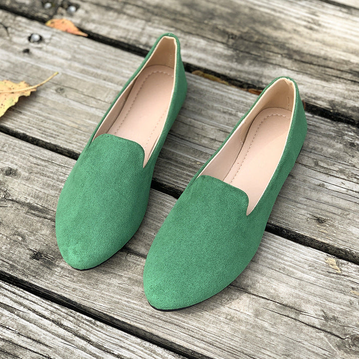 Monica Secrets | Casual Comfortable Pointed-Toe Flats
