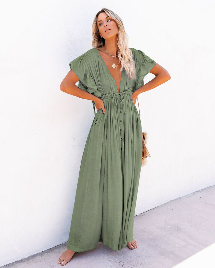 Zara | V-Neck Kimono Dress