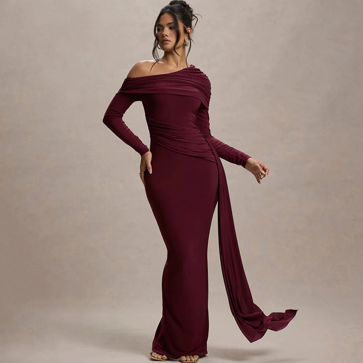 Lydia | Retro Maxi Dress