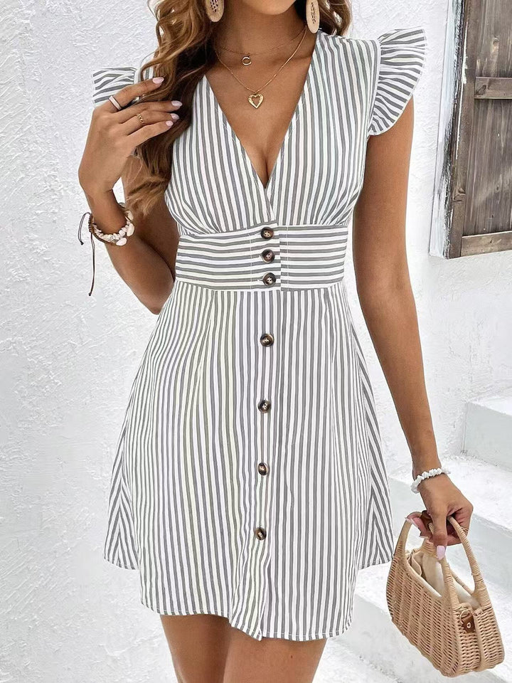 Cecilia | V-Neck A-Line Dress