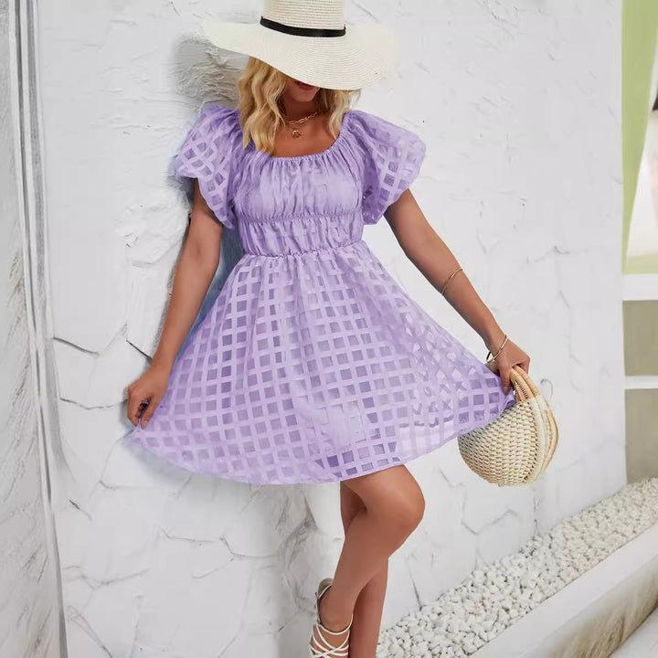 Lila | Mini Dress Puff Sleeves