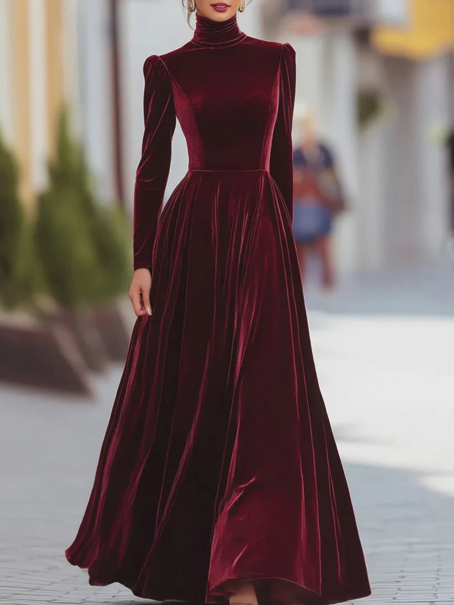 Cassandra | Elegant Velvet Dress