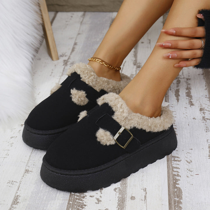 Monica Secrets | Comfy Platform Mini Boots Slippers