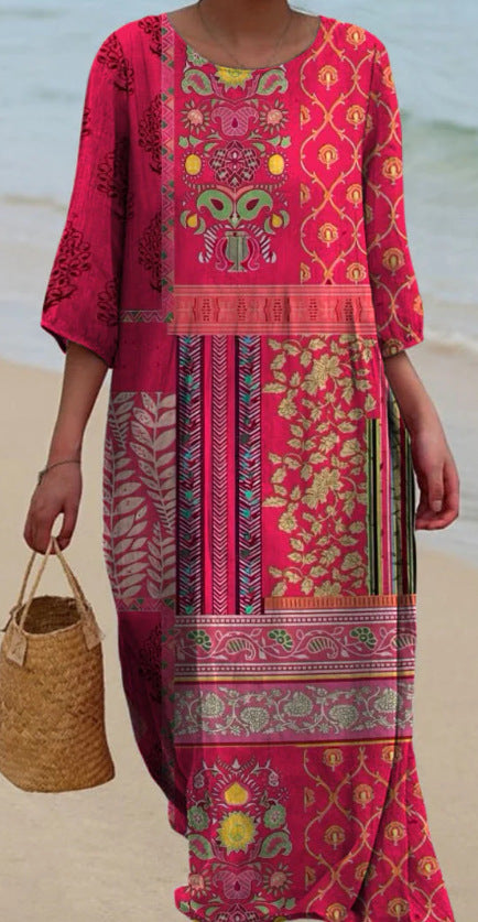 Monica Secrets | Floral Printed Midi Dress