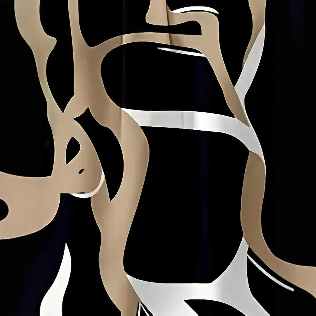 Monica Secrets | Sleeveless Top – V-Neck – Relaxed Fit – Abstract Print – Breathable Cotton