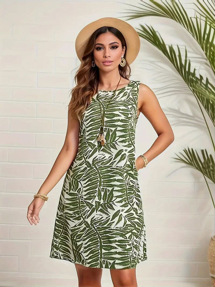 Elowen | Sleeveless A-line Dress