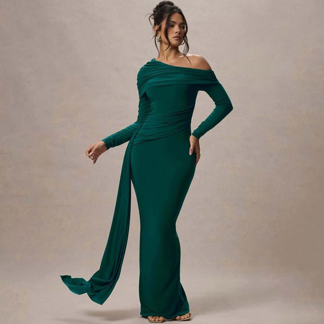 Lydia | Retro Maxi Dress