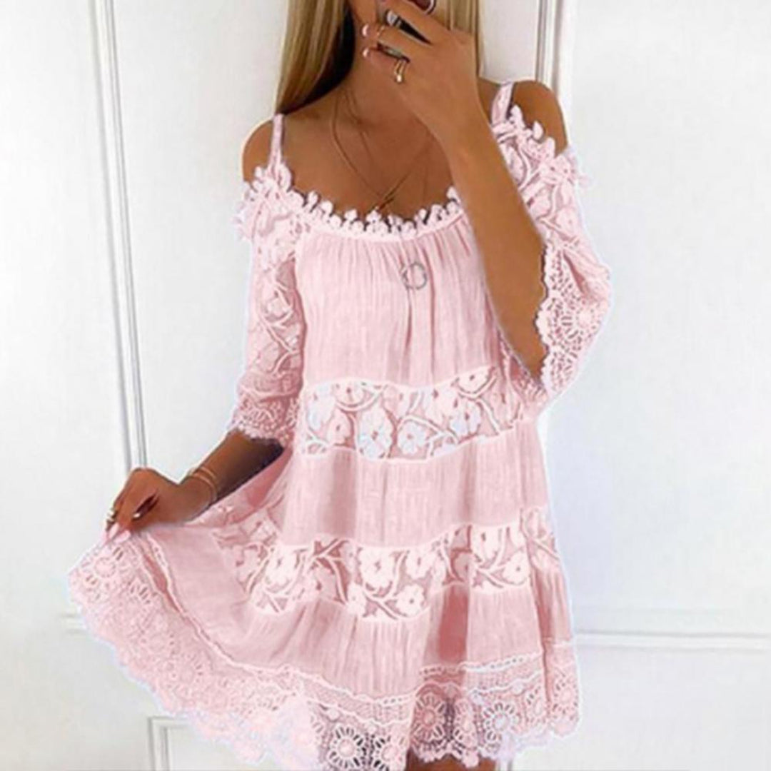 Lyra | Off-shoulder Lace Dress