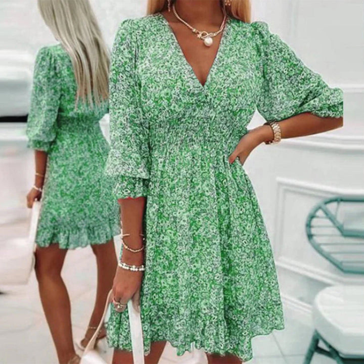 Elowen | A-line V-neck Dress