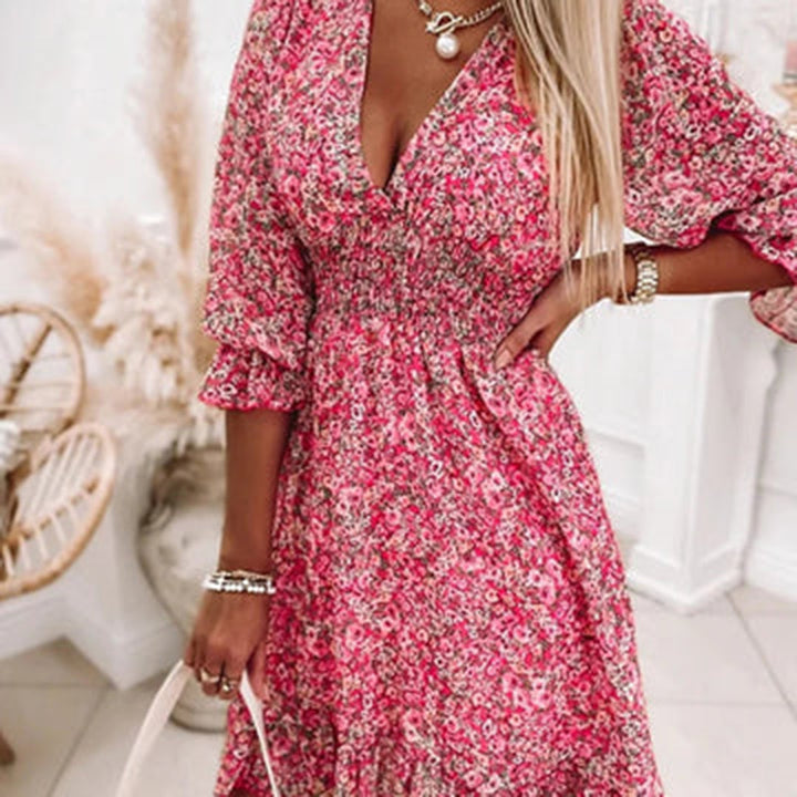 Elowen | A-line V-neck Dress