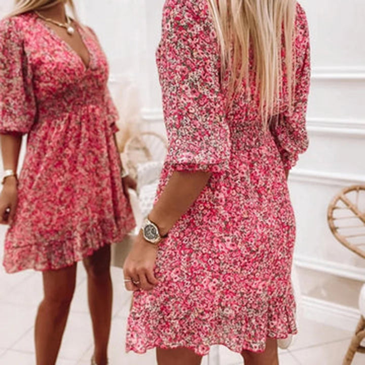 Elowen | A-line V-neck Dress