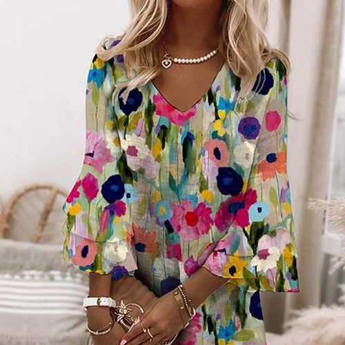 Clara | V-Neck Mini Dress