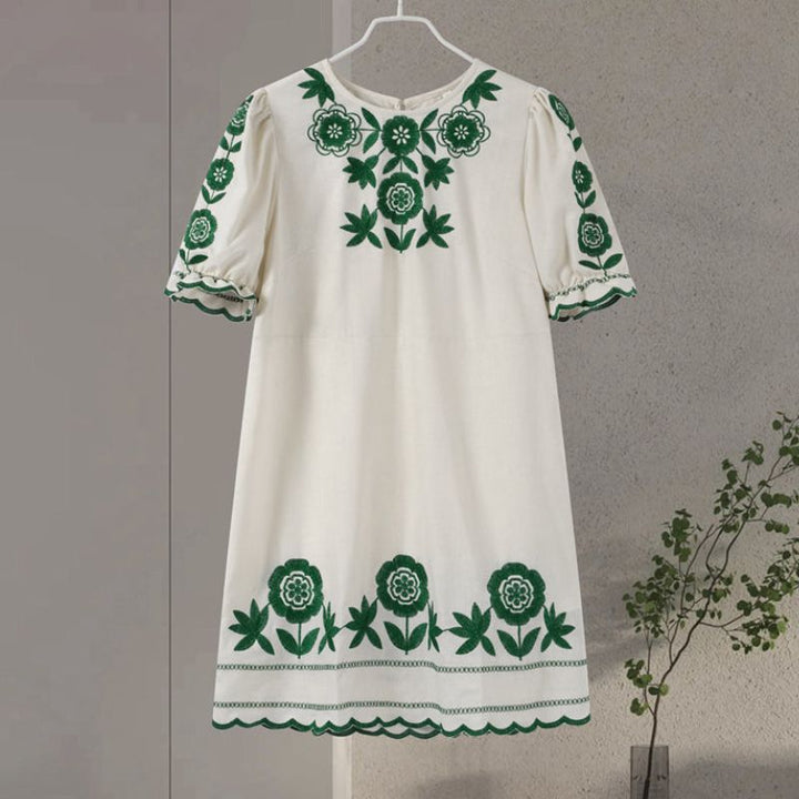Matilda | Floral Embroidered Dress