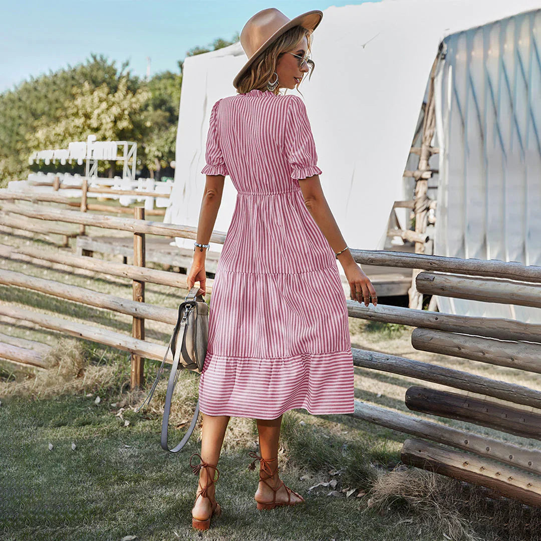 Clara | Bohemian V-neck Dress