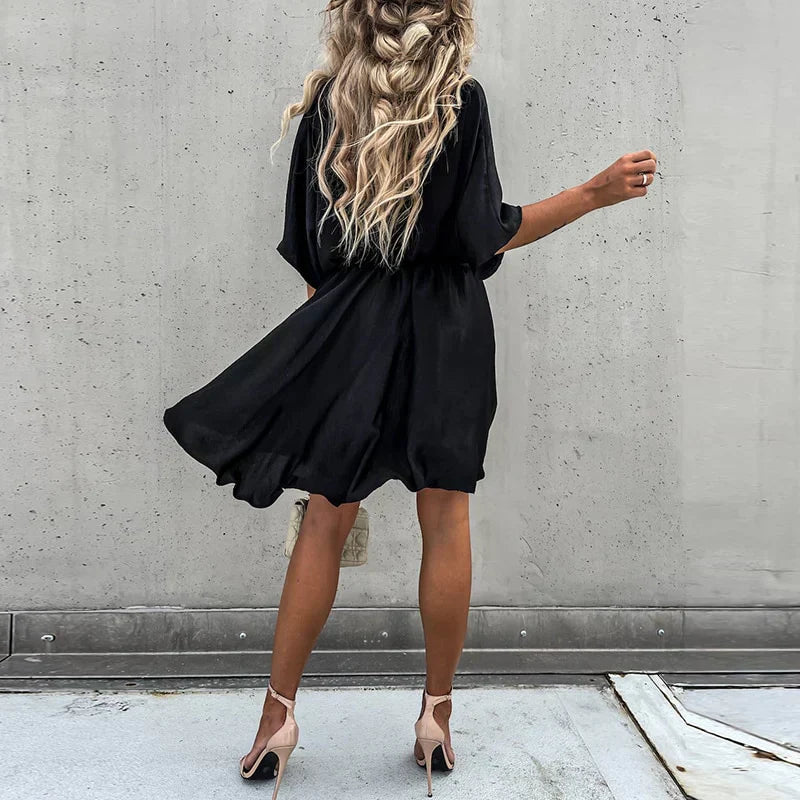 Sabrina | High Waist Mini Dress
