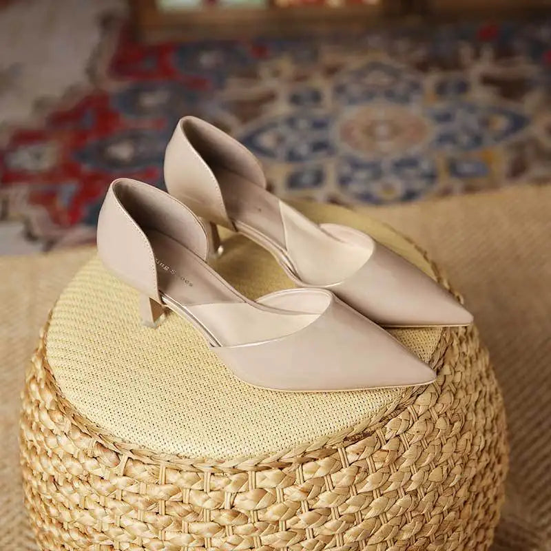 Liora | Leather Heels