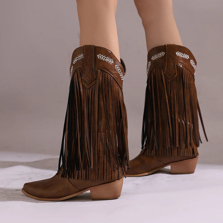 Elara | Suede Leather Boots