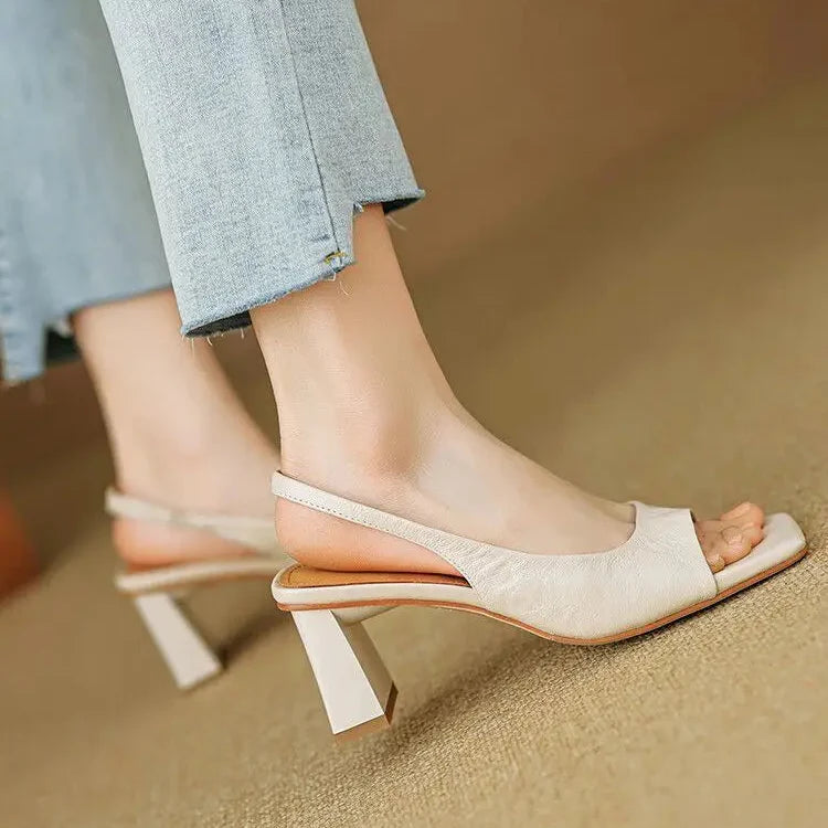 Marisol | Leather Heels