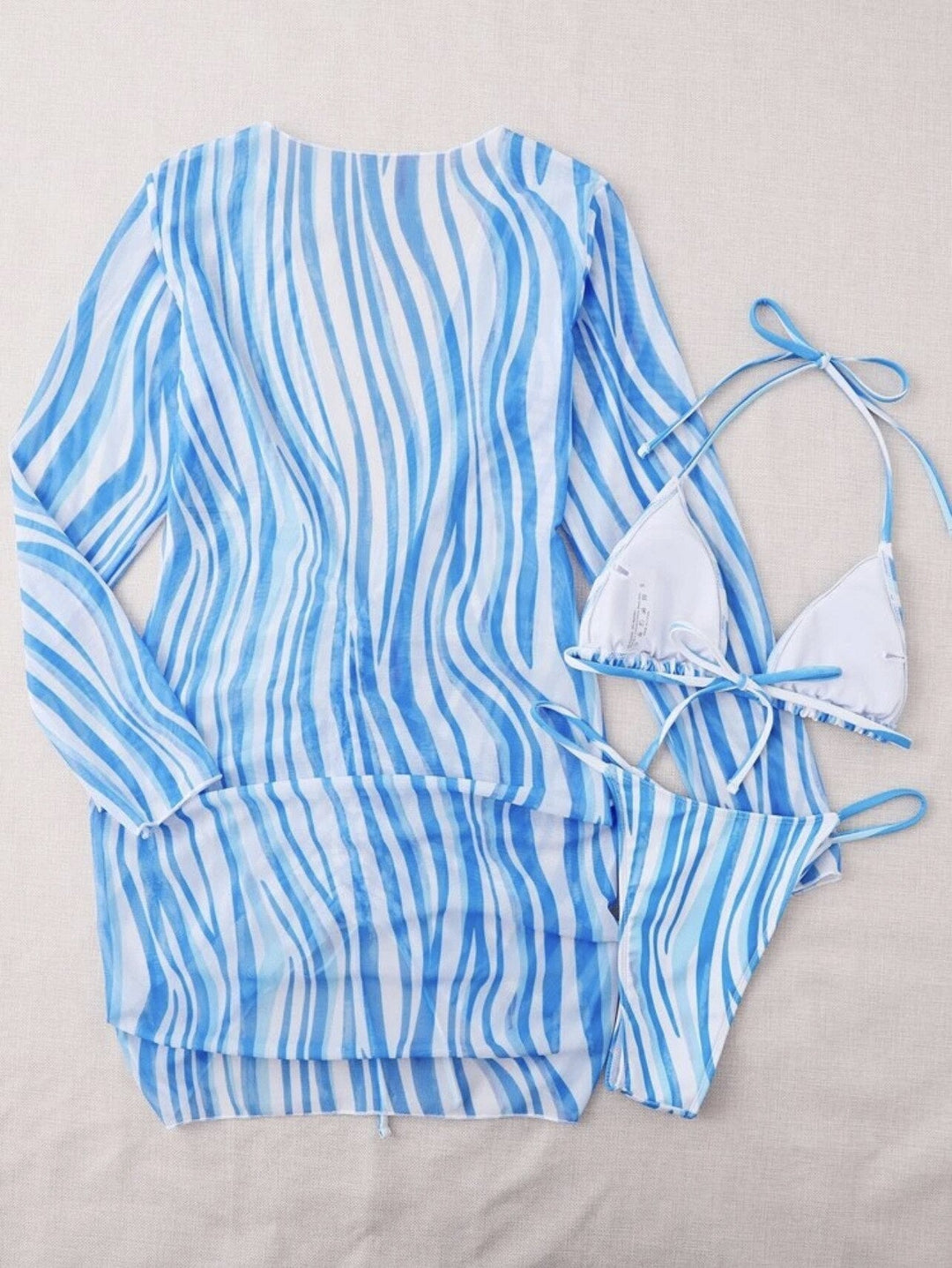 Zara | Striped Bikini Set