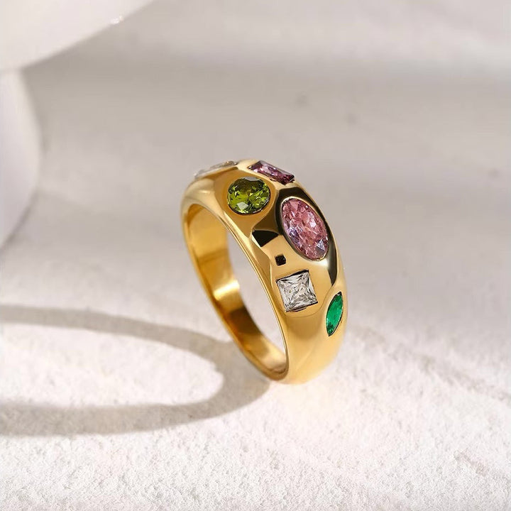 Chunky Gem Mine Ring