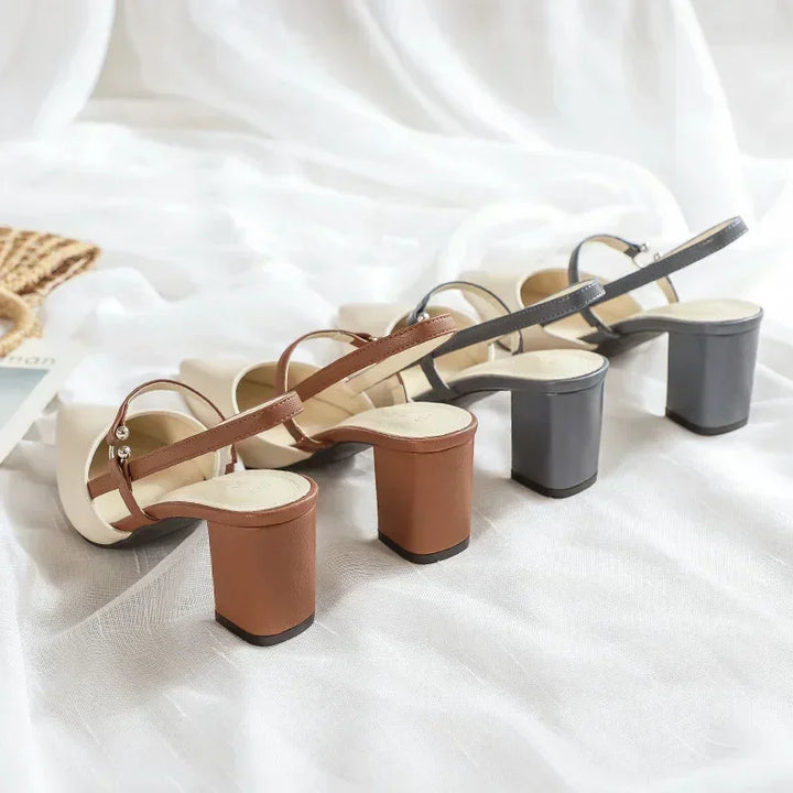 Monica Secrets | Leather Heels