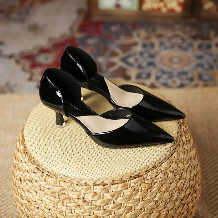 Liora | Leather Heels