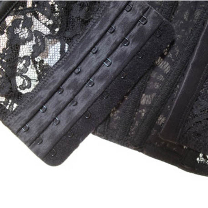 Monica Secrets | Women's Corset Top – Lace Details – Reinforced Fit – Lace-up Closure – Elegant Design