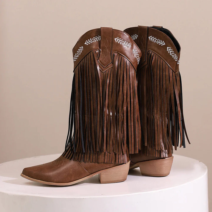 Elara | Suede Leather Boots