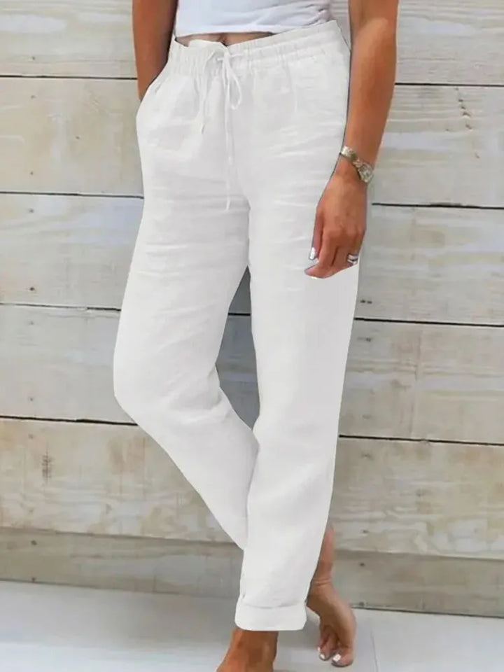 Monica Secrets | Relaxed Drawstring Trousers