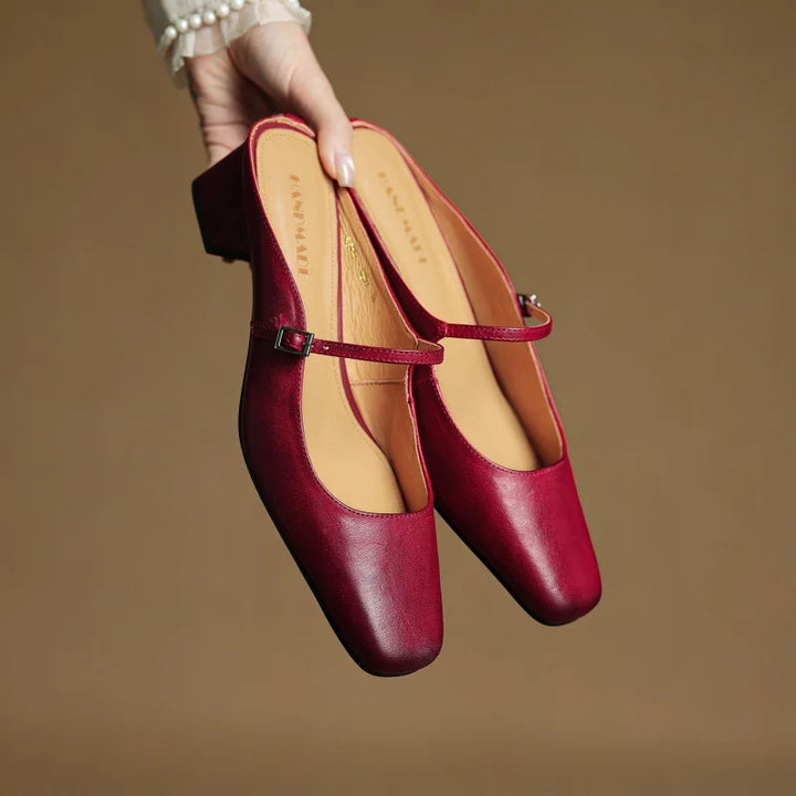 Zara | Leather Heels
