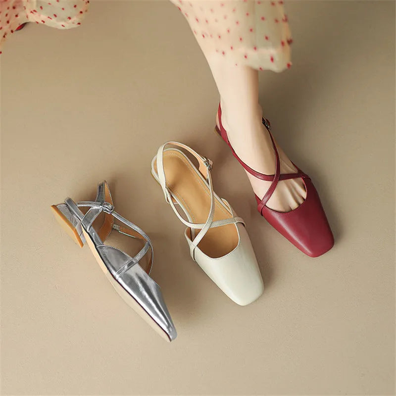Sienna | Leather Flats